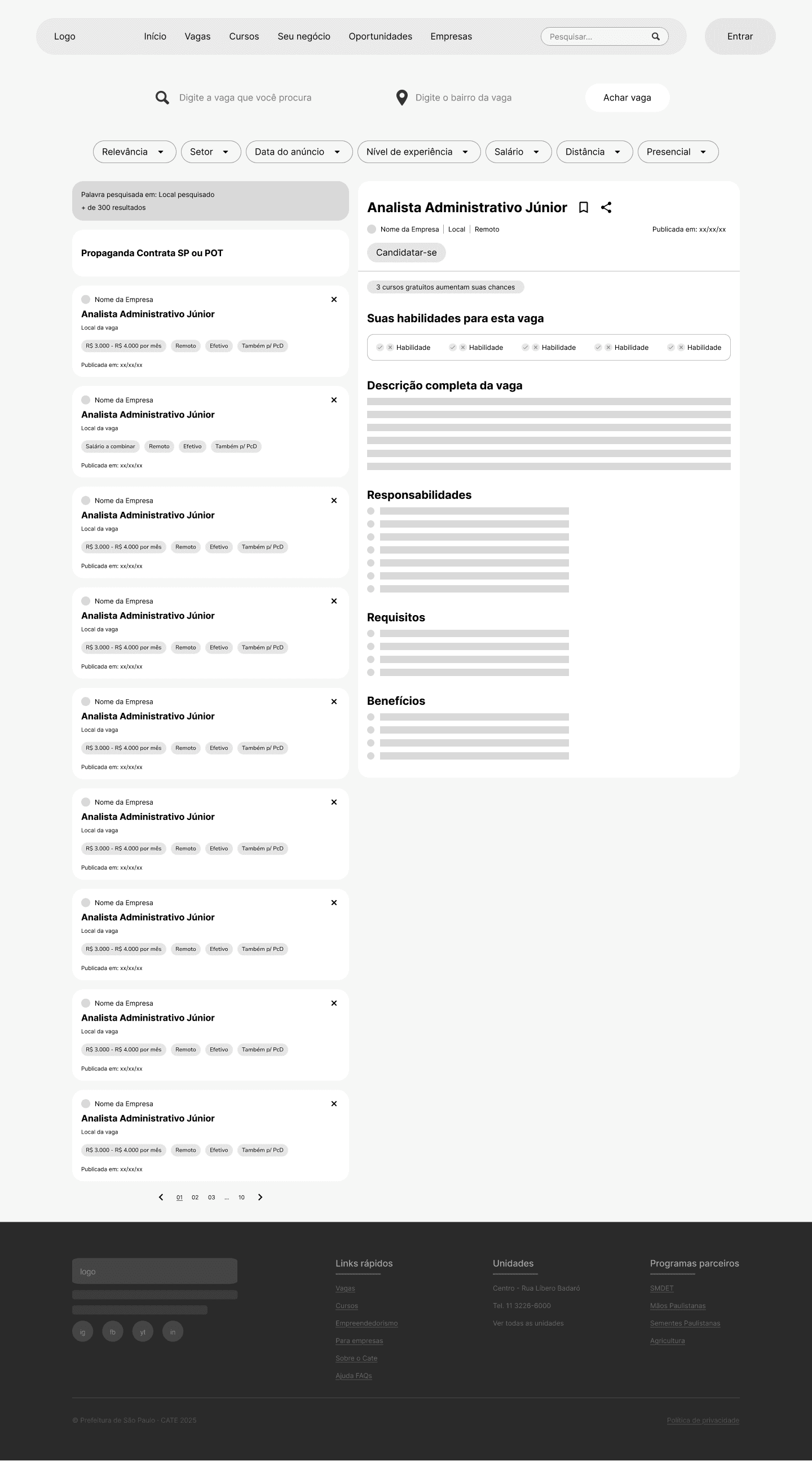 Wireframe · Jobs